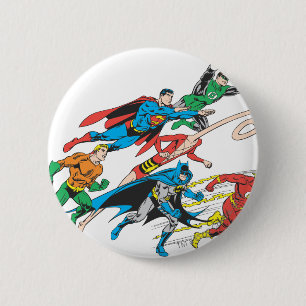 Justice League of America Group 5 2 Inch Round Button