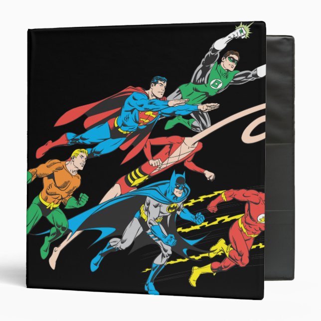 Justice League of America Group 5 Binder (Front/Inside)