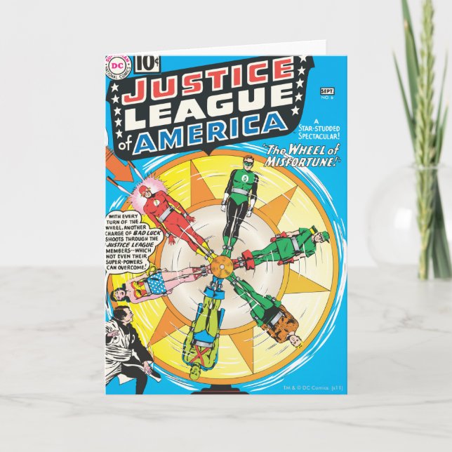 Justice League of America Issue #6 - Sept Card (Front)