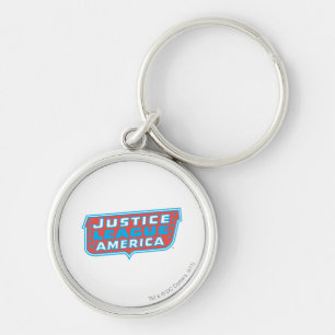 Justice League of America Logo Keychain