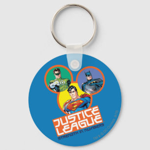 Justice League "Strength in Numbers" Keychain