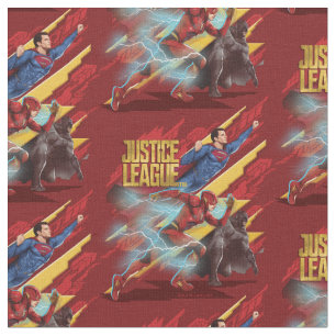 Justice League   Superman, Flash, & Batman Badge Fabric