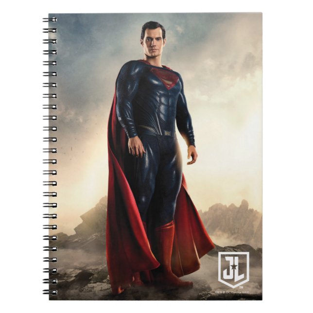 Justice League | Superman On Battlefield Notebook (Front)