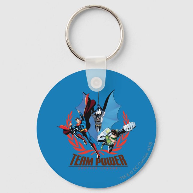 Justice League Team Power Keychain (Front)