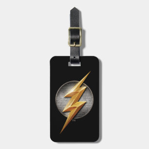 Justice League   The Flash Metallic Bolt Symbol Luggage Tag
