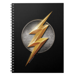 Justice League The Flash Metallic Bolt Symbol Notebook