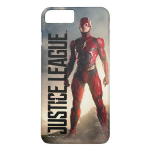 Justice League   The Flash On Battlefield iPhone 8 Plus/7 Plus Case