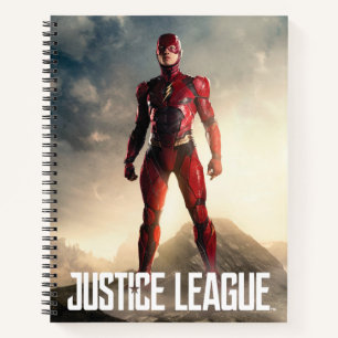 Justice League The Flash On Battlefield Notebook