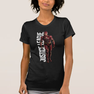 Justice League The Flash On Battlefield T-Shirt