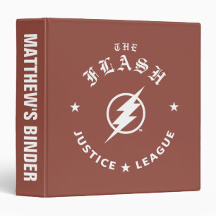 Justice League   The Flash Retro Lightning Emblem Binder