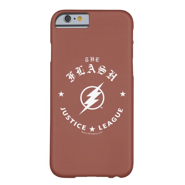 Justice League | The Flash Retro Lightning Emblem Case-Mate iPhone Case (Back)