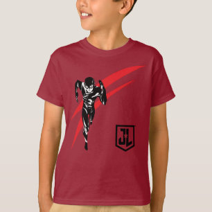 Justice League   The Flash Running Noir Pop Art T-Shirt