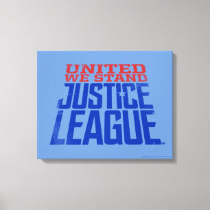 Justice League   United We Stand Graphic Canvas Print