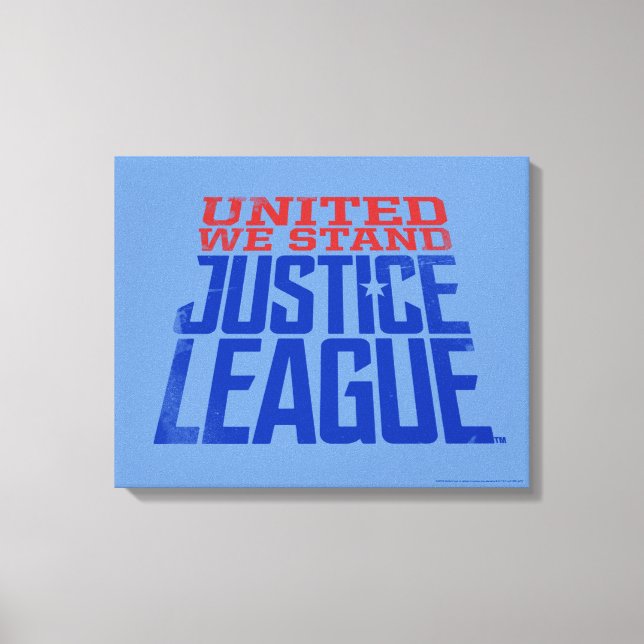 Justice League | United We Stand Graphic Canvas Print (Front)