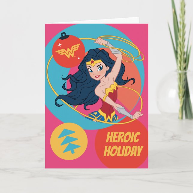 Justice League Wonder Woman Holiday Bauble (Front)