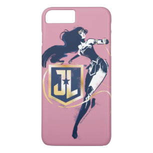 Justice League   Wonder Woman & JL Icon Pop Art Case-Mate iPhone Case