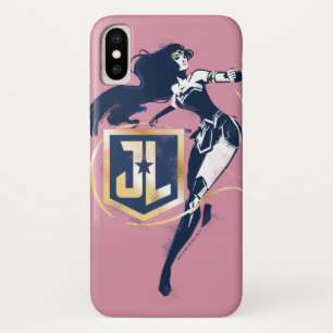 Justice League   Wonder Woman & JL Icon Pop Art Case-Mate iPhone Case