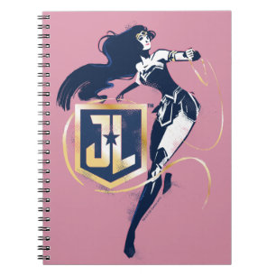 Justice League   Wonder Woman & JL Icon Pop Art Notebook