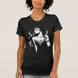 Justice League Wonder Woman Noir Pop Art T-Shirt