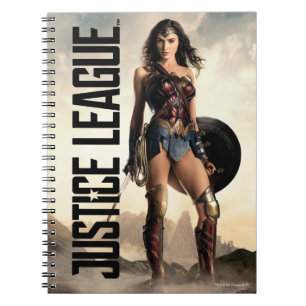 Justice League   Wonder Woman On Battlefield Notebook