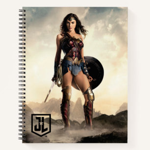 Justice League   Wonder Woman On Battlefield Notebook