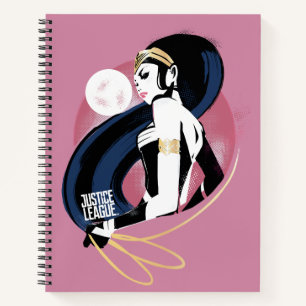 Justice League   Wonder Woman Profile Pop Art Notebook