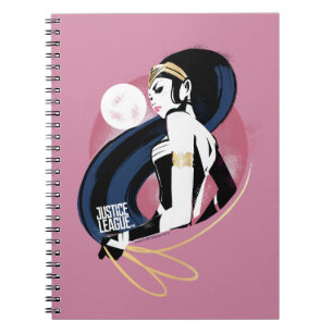 Justice League   Wonder Woman Profile Pop Art Notebook