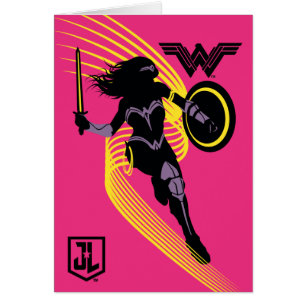 Justice League   Wonder Woman Silhouette Icon