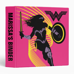 Justice League   Wonder Woman Silhouette Icon Binder
