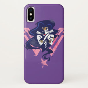 Justice League   Wonder Woman & Symbol Pop Art iPhone X Case