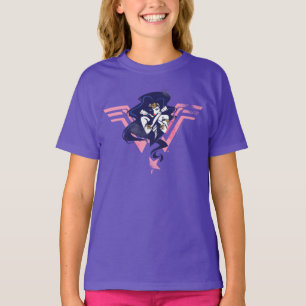 Justice League Wonder Woman & Symbol Pop Art T-Shirt
