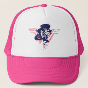 Justice League Wonder Woman & Symbol Pop Art Trucker Hat