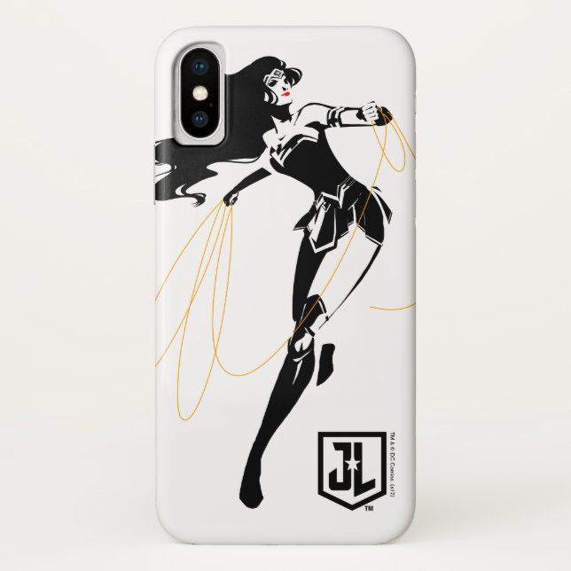 Justice League | Wonder Woman With Lasso Pop Art Case-Mate iPhone Case (Back)