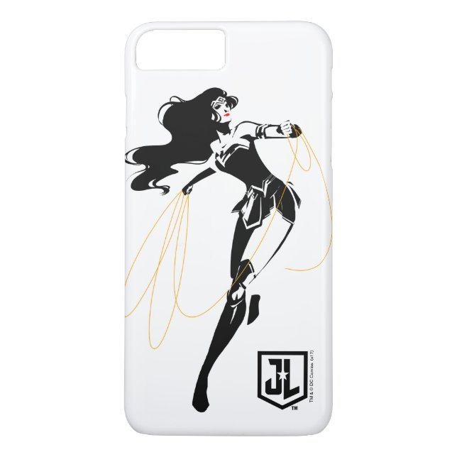 Justice League | Wonder Woman With Lasso Pop Art Case-Mate iPhone Case (Back)