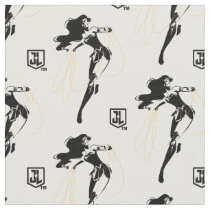 Justice League   Wonder Woman With Lasso Pop Art Fabric