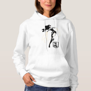 Justice League   Wonder Woman With Lasso Pop Art Hoodie