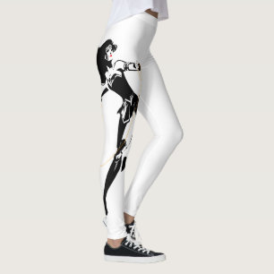 Justice League   Wonder Woman With Lasso Pop Art Leggings