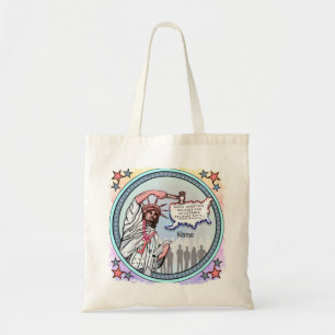 Justice Liberty Political Tote Bag
