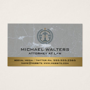 Justice Logo Marble and Gold Background