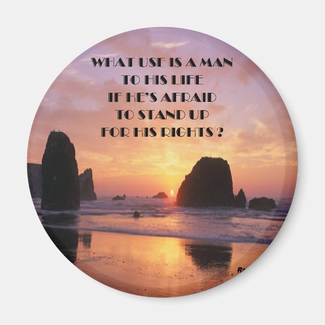 Justice Magnet (Front)