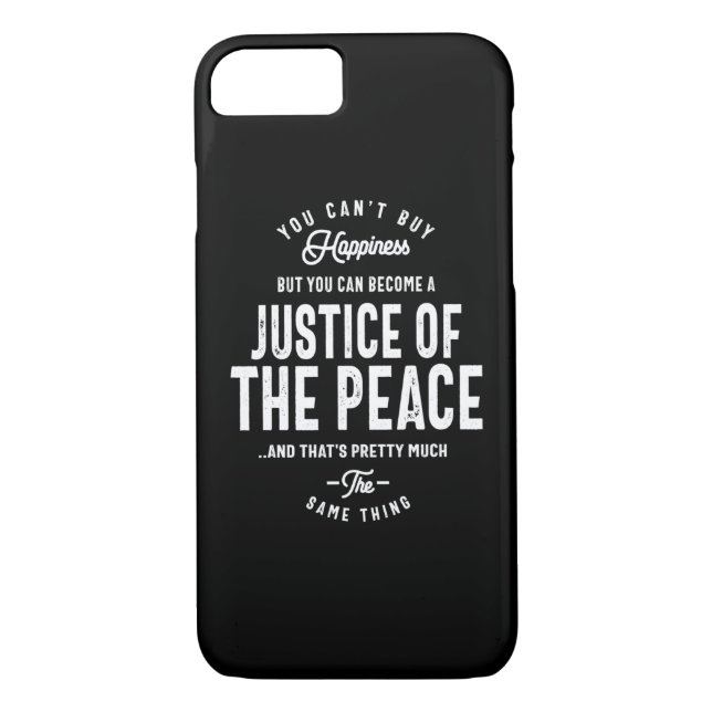 Justice Of The Peace Job Title Gift Case-Mate iPhone Case (Back)