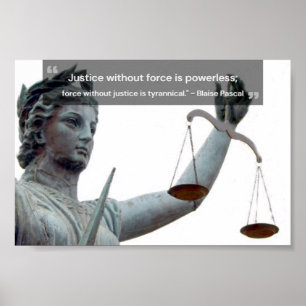 Justice poster