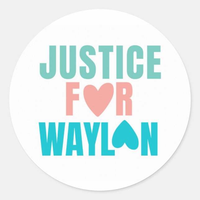 Justice Pour Sticker Waylon (Devant)