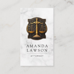 Justice Scales Logo   Law Appointment Card