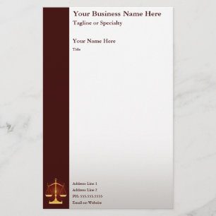 justice stationery