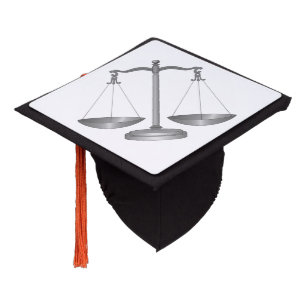 Justice Symbol Graduation Cap Topper
