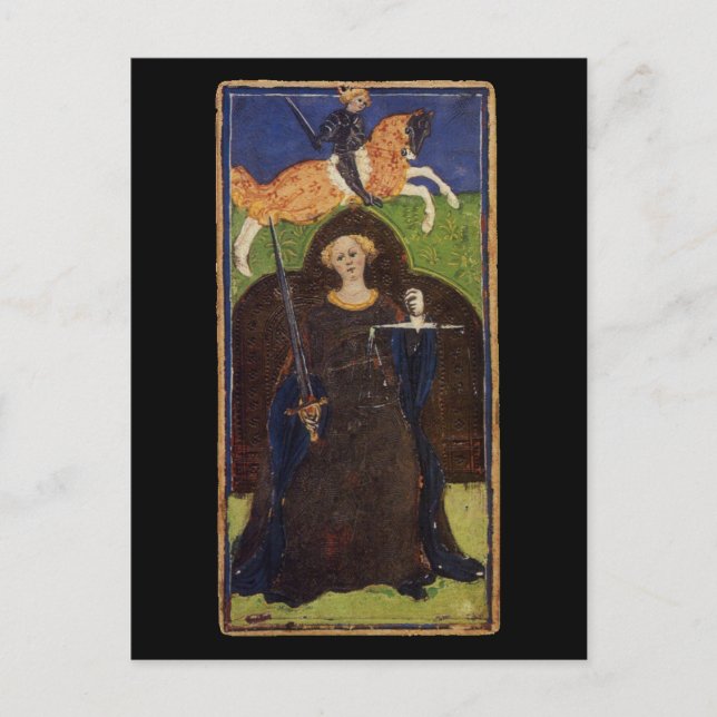 Justice Tarot Card (Front)