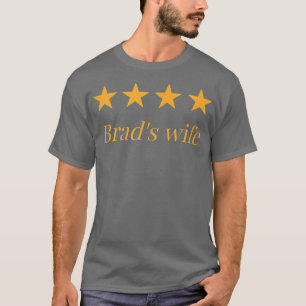 justiceforbradswife Brad's Wife Four Stars T-Shirt