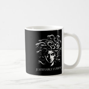 Justifiably Furious Medusa Greek Mythology Feminis Coffee Mug