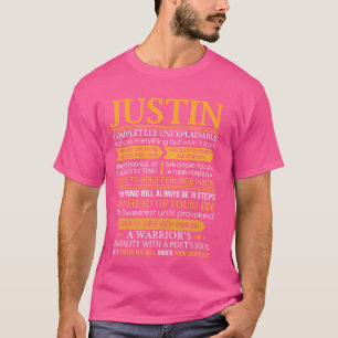 Justin First Name Shirt - Personalized Name Justin